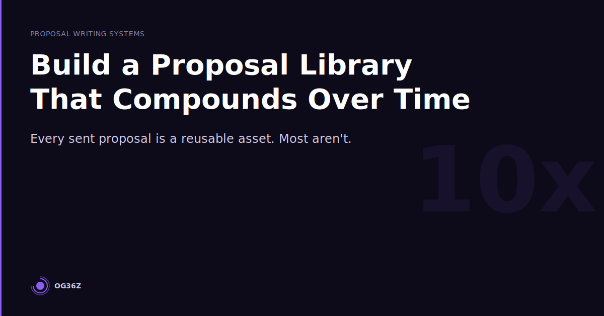 consulting proposal library - og36z