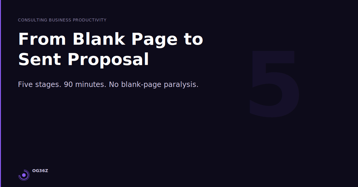 solo consultant proposal process - og36z